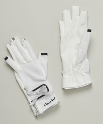 LANVIN SPORT/ランバン　スポール 指先オープングローブ【両手用】
