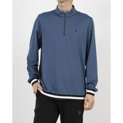 ジップアップ長袖シャツ【吸汗速乾／UV】 | LANVIN SPORT