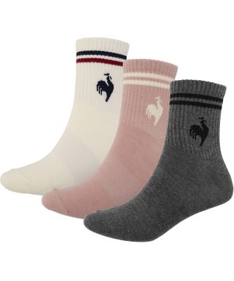 ルコックスポルティフ　ｌｅ　ｃｏｑ　ｓｐｏｒｔｉｆ　３Ｐソックス（ショート丈）【返品不可商品】