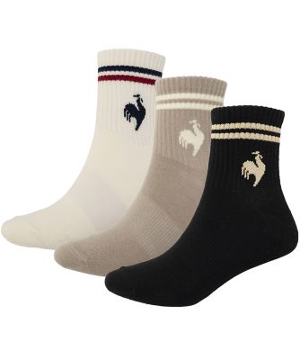 le coq sportif/ルコックスポルティフ ルコックスポルティフ le coq sportif 3Pソックス(ショート丈)【返品不可商品】