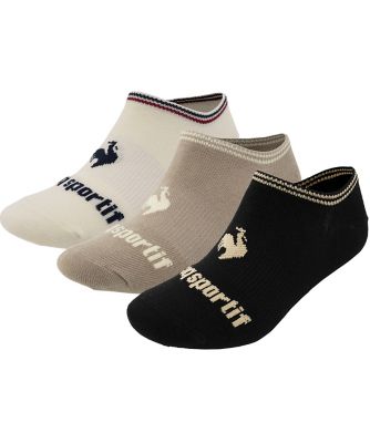 le coq sportif/ルコックスポルティフ ルコックスポルティフ le coq sportif 3Pソックス(スニーカー丈)【返品不可商品】
