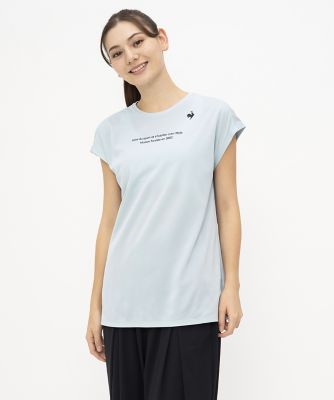 ルコックスポルティフ　ｌｅ　ｃｏｑ　ｓｐｏｒｔｉｆ　汗染み軽減フレンチスリーブシャツ（池田エライザ着用）