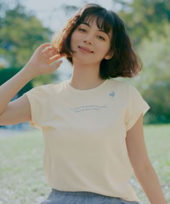 le coq sportif/ルコックスポルティフ ルコックスポルティフ le coq sportif 汗染み軽減フレンチスリーブシャツ(池田エライザ着用)