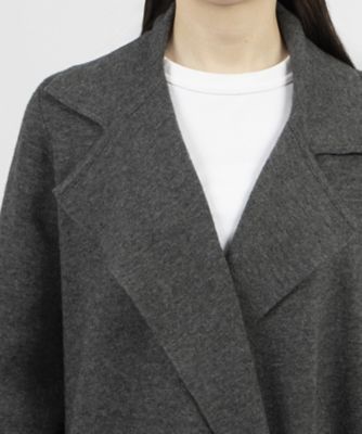 マダム　ジョコンダ　ＭＡＤＡＭ　ＪＯＣＯＮＤＥ　リバーシブル編み　紡毛ニットコート