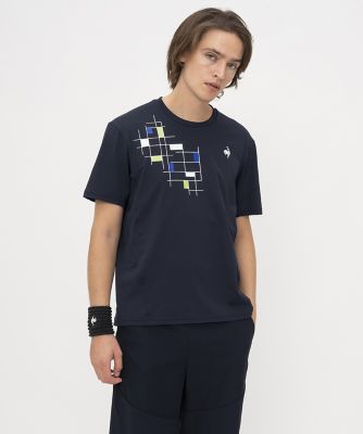 ルコックスポルティフ　ｌｅ　ｃｏｑ　ｓｐｏｒｔｉｆ　接触冷感グラフィックゲームシャツ