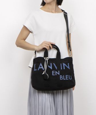 ランバン　オン　ブルー　ＬＡＮＶＩＮ　ｅｎ　Ｂｌｅｕ　ジャーナル　２ｗａｙトートバッグ