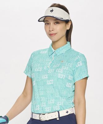 ルコックスポルティフ　ゴルフ　ｌｅ　ｃｏｑ　ｓｐｏｒｔｉｆ　ｇｏｌｆ　【３０ｔｈ】総柄半袖シャツ