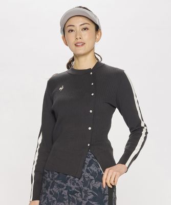 le coq sportif GOLF COLLECTION/ルコックスポルティフ（ゴルフ） ルコックスポルティフ　ゴルフ　ｌｅ　ｃｏｑ　ｓｐｏｒｔｉｆ　ｇｏｌｆ　【ＲＩＪＯＵＭＥ】アシンメトリーリブセーター