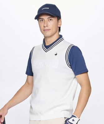 le coq sportif GOLF COLLECTION/ルコックスポルティフ（ゴルフ） ルコックスポルティフ　ゴルフ　ｌｅ　ｃｏｑ　ｓｐｏｒｔｉｆ　ｇｏｌｆ　【ＮＥＷ　ＢＡＳＩＣ】ニットベスト