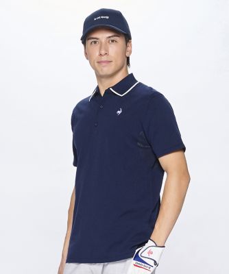 ルコックスポルティフ　ゴルフ　ｌｅ　ｃｏｑ　ｓｐｏｒｔｉｆ　ｇｏｌｆ　【ＮＥＷ　ＢＡＳＩＣ】半袖ニットポロシャツ
