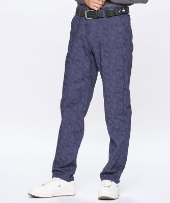 le coq sportif GOLF COLLECTION/ルコックスポルティフ（ゴルフ） ルコックスポルティフ　ゴルフ　ｌｅ　ｃｏｑ　ｓｐｏｒｔｉｆ　ｇｏｌｆ　【ＲＩＪＯＵＭＥ】ストレッチジャガードパンツ　－リーフ柄－