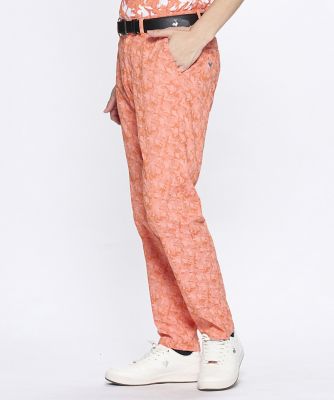 ルコックスポルティフ　ゴルフ　ｌｅ　ｃｏｑ　ｓｐｏｒｔｉｆ　ｇｏｌｆ　【ＲＩＪＯＵＭＥ】ストレッチジャガードパンツ　－リーフ柄－
