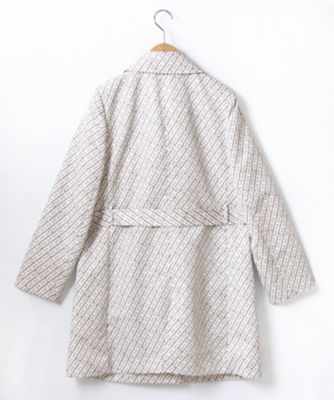 【大きいサイズ】幾何柄ショートコート