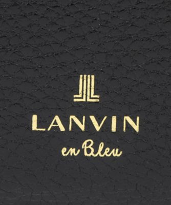 ランバン　オン　ブルー　ＬＡＮＶＩＮ　ｅｎ　Ｂｌｅｕ　リュバン　コンパクト二つ折り財布