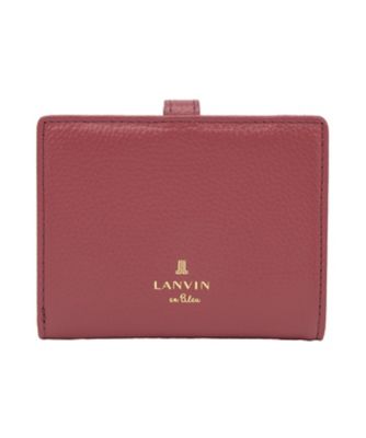 ランバン　オン　ブルー　ＬＡＮＶＩＮ　ｅｎ　Ｂｌｅｕ　リュバン　コンパクト二つ折り財布