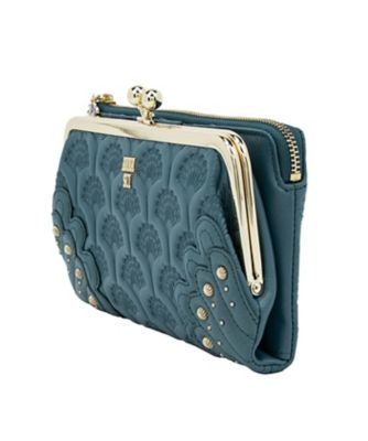 アナスイ　ＡＮＮＡ　ＳＵＩ　ピーコック　二つ折り口金長財布