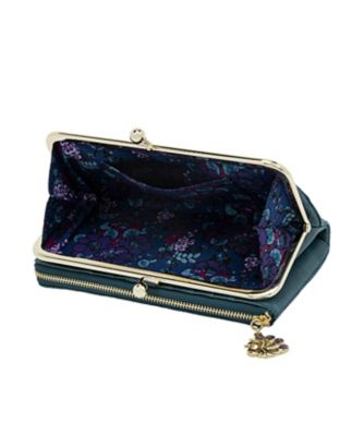 アナスイ　ＡＮＮＡ　ＳＵＩ　ピーコック　二つ折り口金長財布