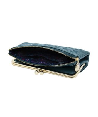 アナスイ　ＡＮＮＡ　ＳＵＩ　ピーコック　二つ折り口金長財布