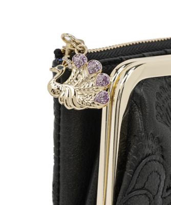 アナスイ　ＡＮＮＡ　ＳＵＩ　ピーコック　二つ折り口金長財布