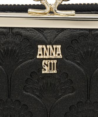 アナスイ　ＡＮＮＡ　ＳＵＩ　ピーコック　二つ折り口金長財布