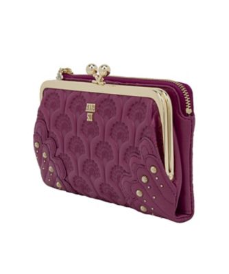 アナスイ　ＡＮＮＡ　ＳＵＩ　ピーコック　二つ折り口金長財布