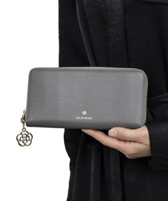 クレイサス　ＣＬＡＴＨＡＳ　ペーシュ　ラウンド長財布