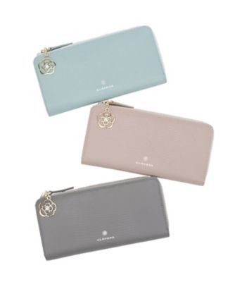 クレイサス　ＣＬＡＴＨＡＳ　ペーシュ　Ｌファス長財布