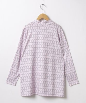 ラピーヌ　ルージュ　ＬＡＰＩＮＥ　ＲＯＵＧＥ　【大きいサイズ】【洗える】幾何学プリントカットソー