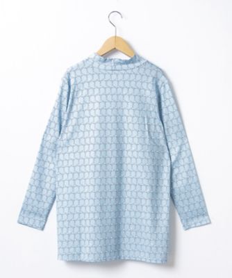 ラピーヌ　ルージュ　ＬＡＰＩＮＥ　ＲＯＵＧＥ　【大きいサイズ】【洗える】幾何学プリントカットソー