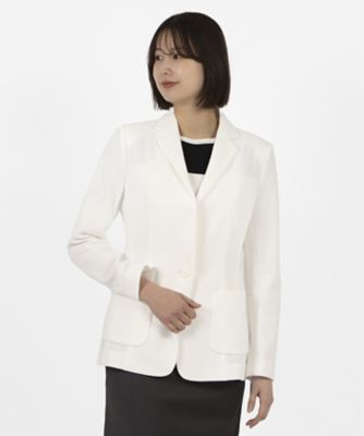＜MADAM JOCONDE (Women)＞リップルジャージー　テーラードジャケット