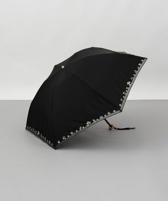 ビューランス/ビューランス 刺しゅう縁オーガンジー晴雨兼用（折りたたみ傘）