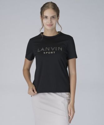 ★LANVIN★ロゴ 刺繍 半袖Tシャツ ロゴ刺繍デザイン半袖Tシャツ | LANVIN SPORT/ランバン