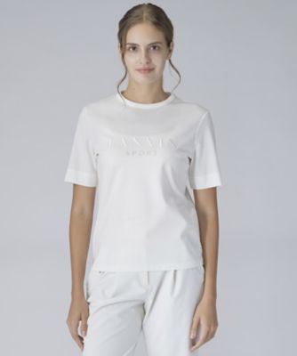 ★LANVIN★ロゴ 刺繍 半袖Tシャツ ロゴ刺繍デザイン半袖Tシャツ | LANVIN SPORT/ランバン