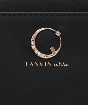 ランバン　オン　ブルー　ＬＡＮＶＩＮ　ｅｎ　Ｂｌｅｕ　ルナ　リール付きパスケース