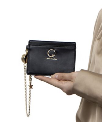 ランバン　オン　ブルー　ＬＡＮＶＩＮ　ｅｎ　Ｂｌｅｕ　ルナ　リール付きパスケース