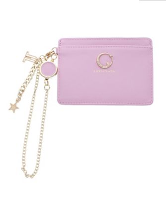 ランバン　オン　ブルー　ＬＡＮＶＩＮ　ｅｎ　Ｂｌｅｕ　ルナ　リール付きパスケース