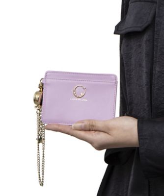 ランバン　オン　ブルー　ＬＡＮＶＩＮ　ｅｎ　Ｂｌｅｕ　ルナ　リール付きパスケース