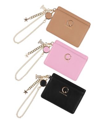 ランバン　オン　ブルー　ＬＡＮＶＩＮ　ｅｎ　Ｂｌｅｕ　ルナ　リール付きパスケース