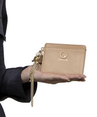 ランバン　オン　ブルー　ＬＡＮＶＩＮ　ｅｎ　Ｂｌｅｕ　ルナ　リール付きパスケース