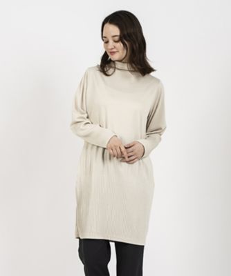 LAPINE BLANCHE (Women)/ラピーヌ　ブランシュ ラピーヌ　ブランシュ　ＬＡＰＩＮＥ　ＢＬＡＮＣＨＥ　ジャージープリーツ　ボトルネックプルオーバー