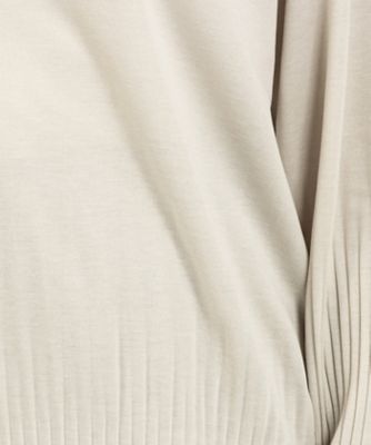 ラピーヌ　ブランシュ　ＬＡＰＩＮＥ　ＢＬＡＮＣＨＥ　ジャージープリーツ　ボトルネックプルオーバー