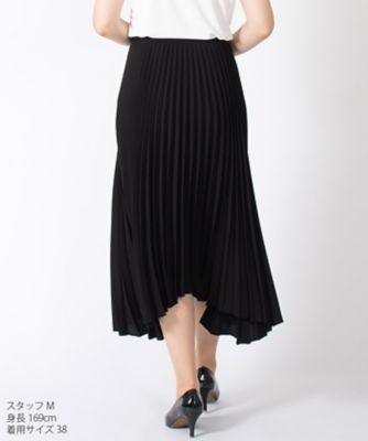 マダム　ジョコンダ　ＭＡＤＡＭ　ＪＯＣＯＮＤＥ　アシンメトリープリーツスカート