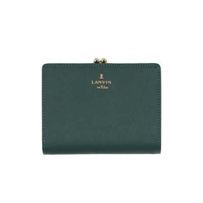 ランバン　オン　ブルー　ＬＡＮＶＩＮ　ｅｎ　Ｂｌｅｕ　リュクサンブール　口金二つ折り財布