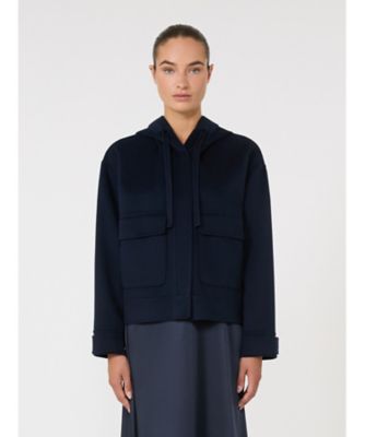 ＜Weekend Max Mara (Women) ＞ゲリー　ウール　フーデット　ショート　コート　５０８６０４５１０６