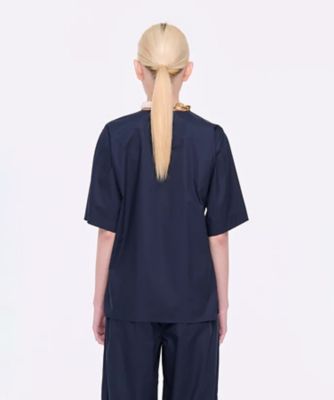 アシンメトリパネルシャツ