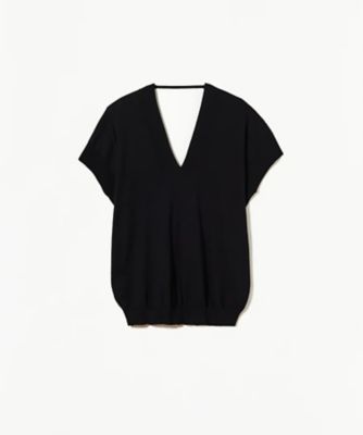 PLAN C (Women)/プランシー Ｖネックコットンニット　５１．ＭＶＣＭＧ０１Ａ００ＦＣ０１０