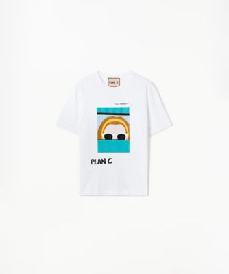 PLAN C (Women)/プランシー “ＳＥＬＦ　ＰＯＲＴＲＡＩＴ”　プリントＴシャツ