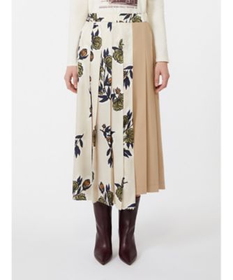 ＜Weekend Max Mara (Women) ＞エトラ　バイマテリアル　プリーツ　スカート　５１０６０１５２０６