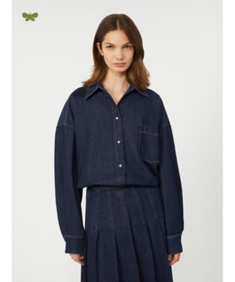 ＜Weekend Max Mara (Women) ＞フォッジャ　コットン　デニム　シャツ　５１１１０１６１０６