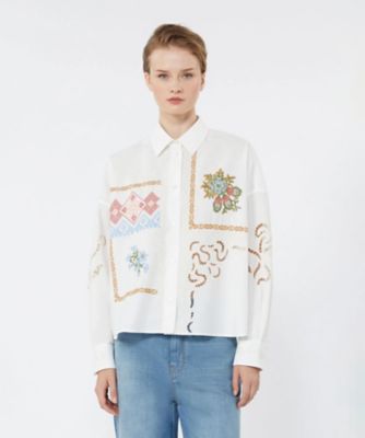 ＜Weekend Max Mara (Women) ＞フォンテ　コットン　ポプリン　シャツ　５１１１０２６２０６